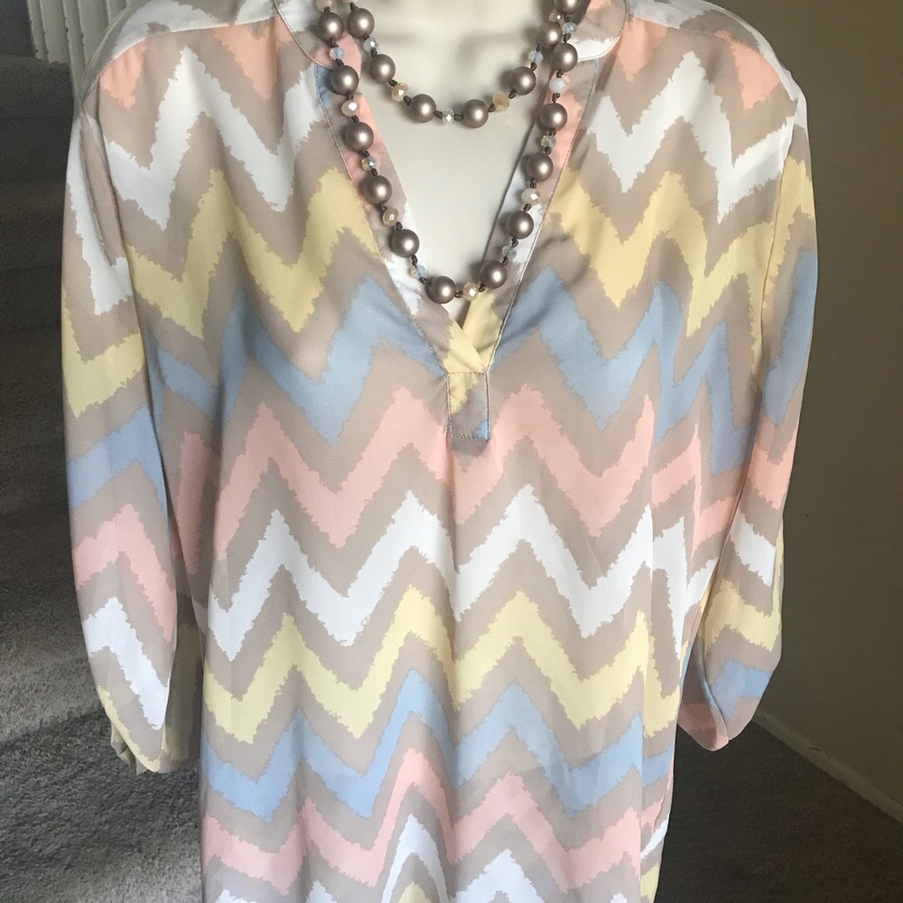 Colorful blouse - Picture 2 of 8